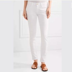 Frame Le Garçon White Jeans